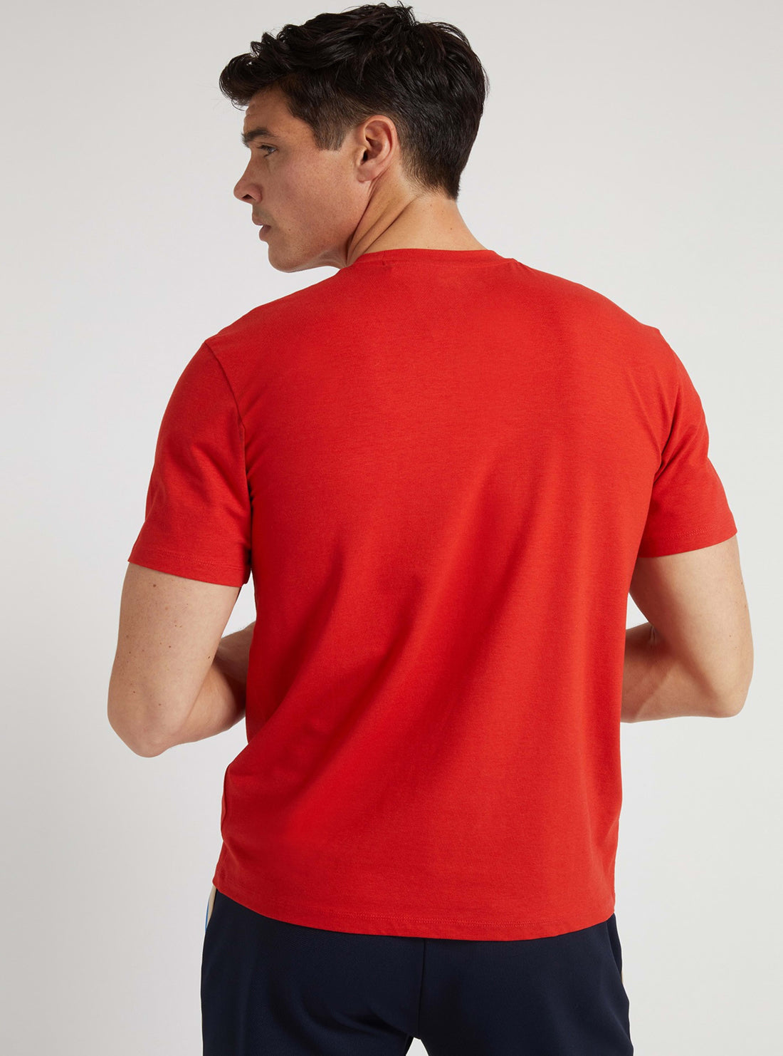 GUESS Mens  Eco Red Hedley Active T-Shirt Z2RI11JR06K Back View