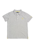 GUESS Kids Big Boy Grey Polo Logo T-Shirt  (7-16) L71P21K5DS0 Front View