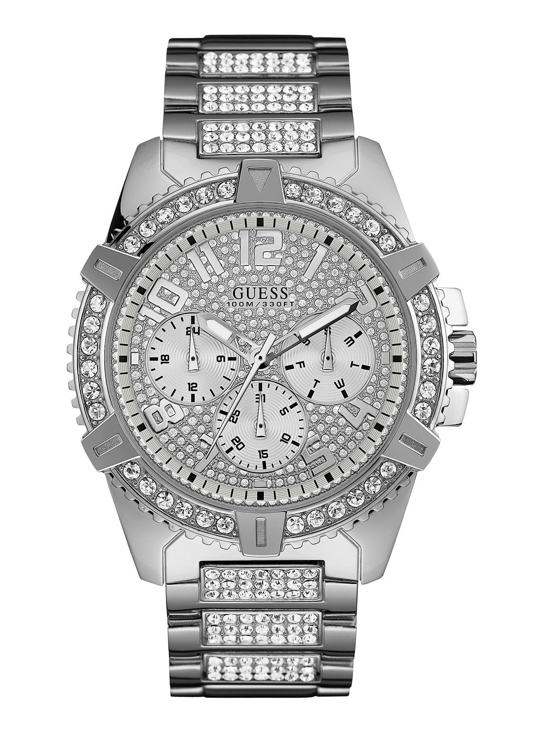 Silver Frontier Crystal Watch