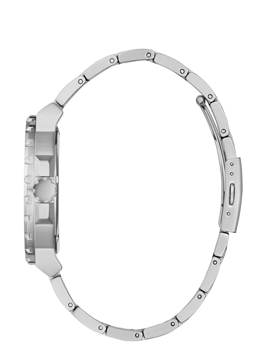 GUESS Mens Silver Track Watch GW0426G1 Side View