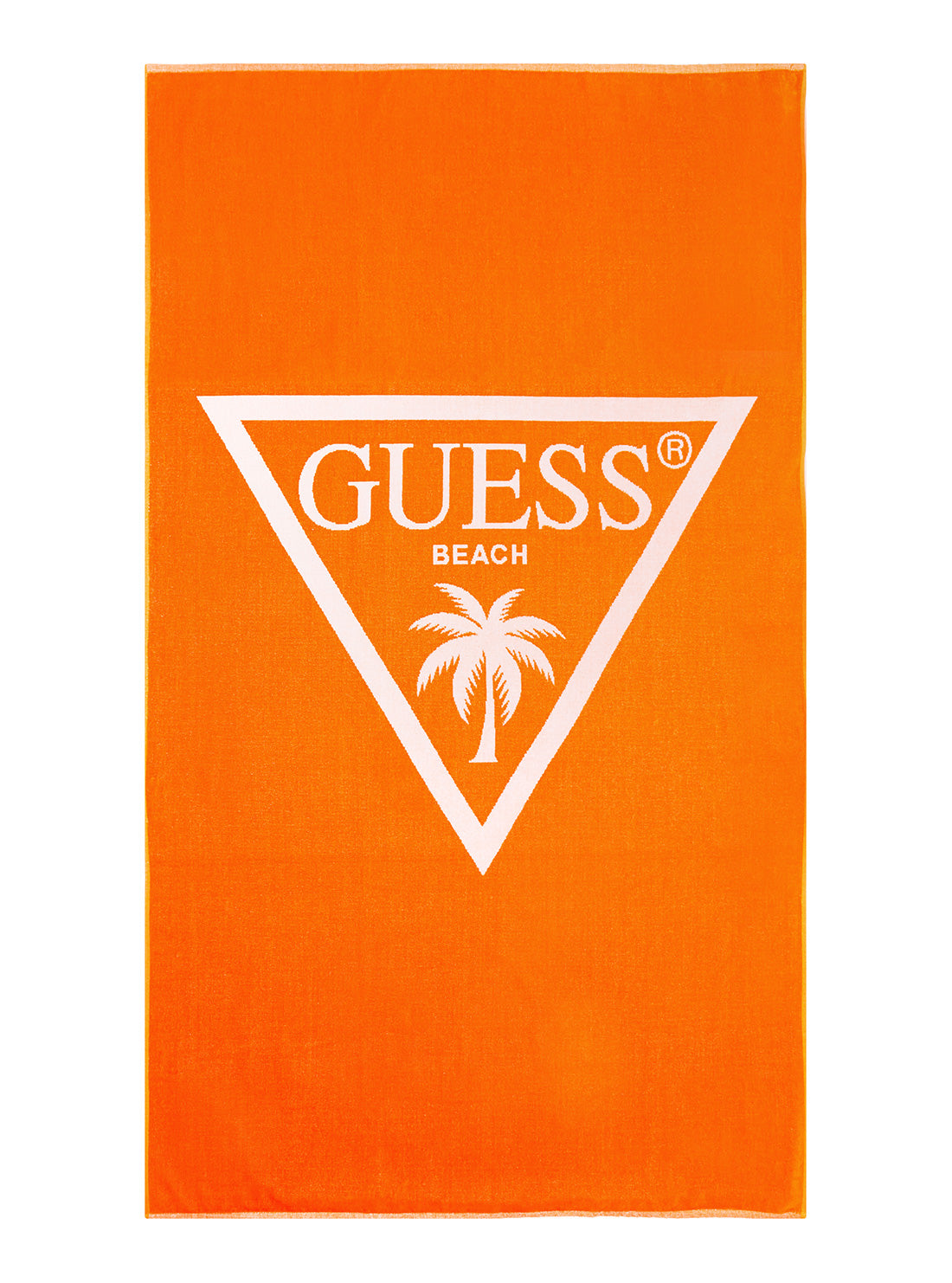 Orange Logo Beach Towel