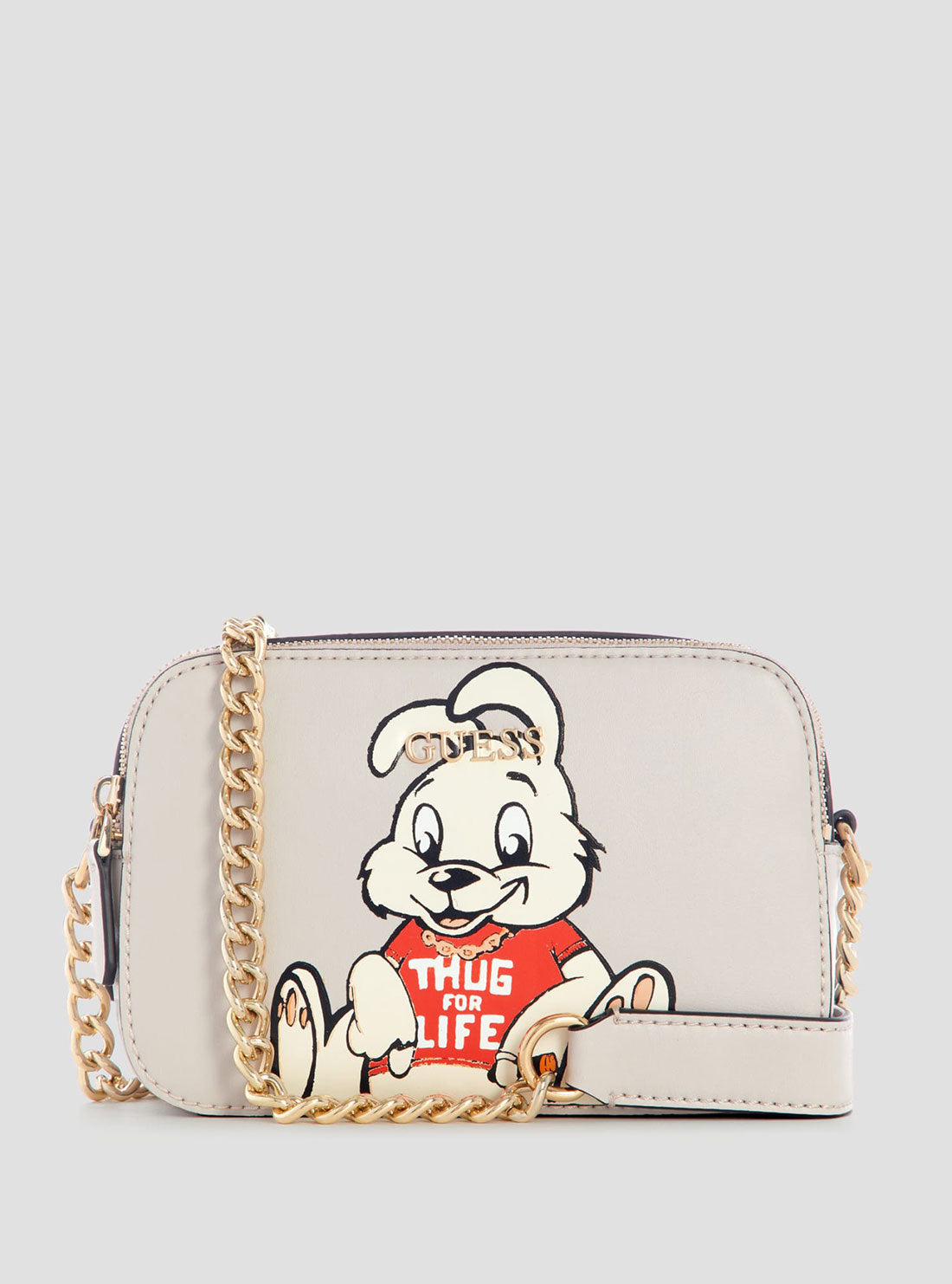 GUESS Women's Banksy Stone Rabbit Crossbody Bag VR873914 Front View