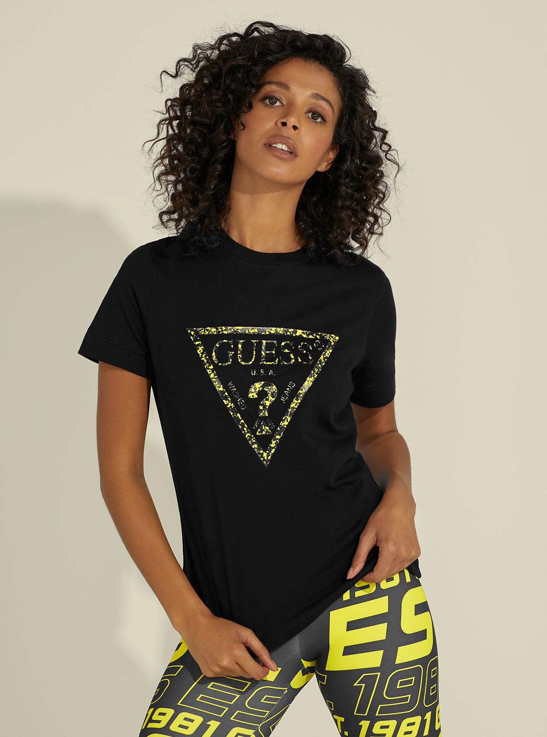 Eco Black Alesha Active T-Shirt