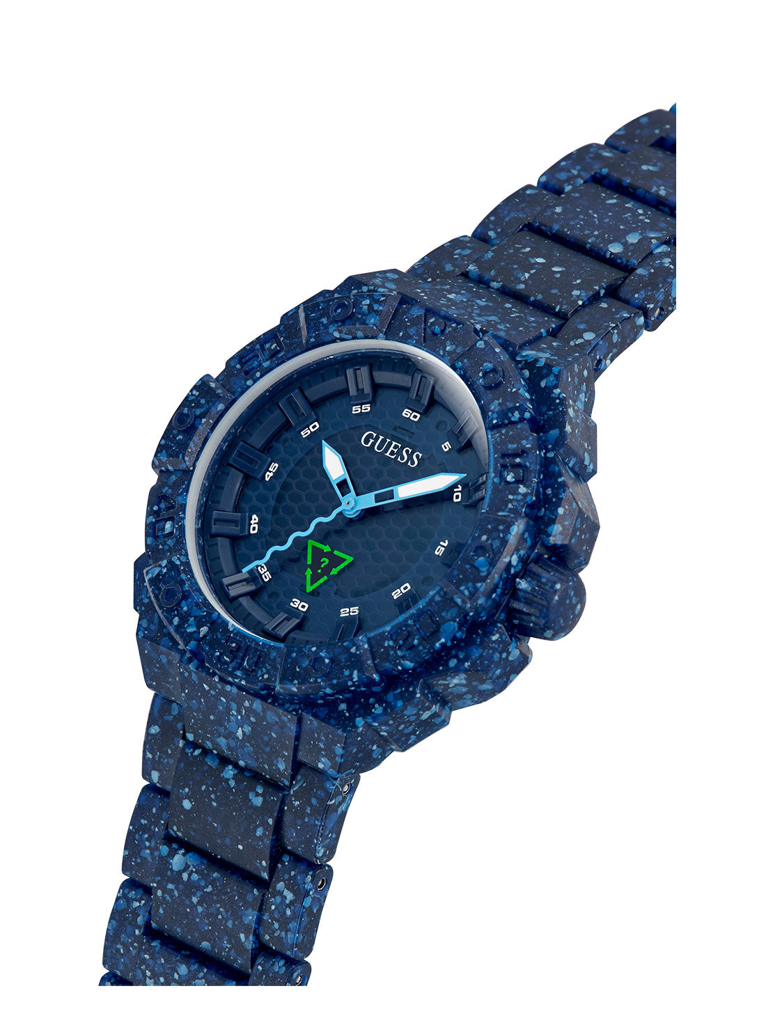 GUESS Women's Blue Pacific Oceans Watch GW0507G1 Angle View