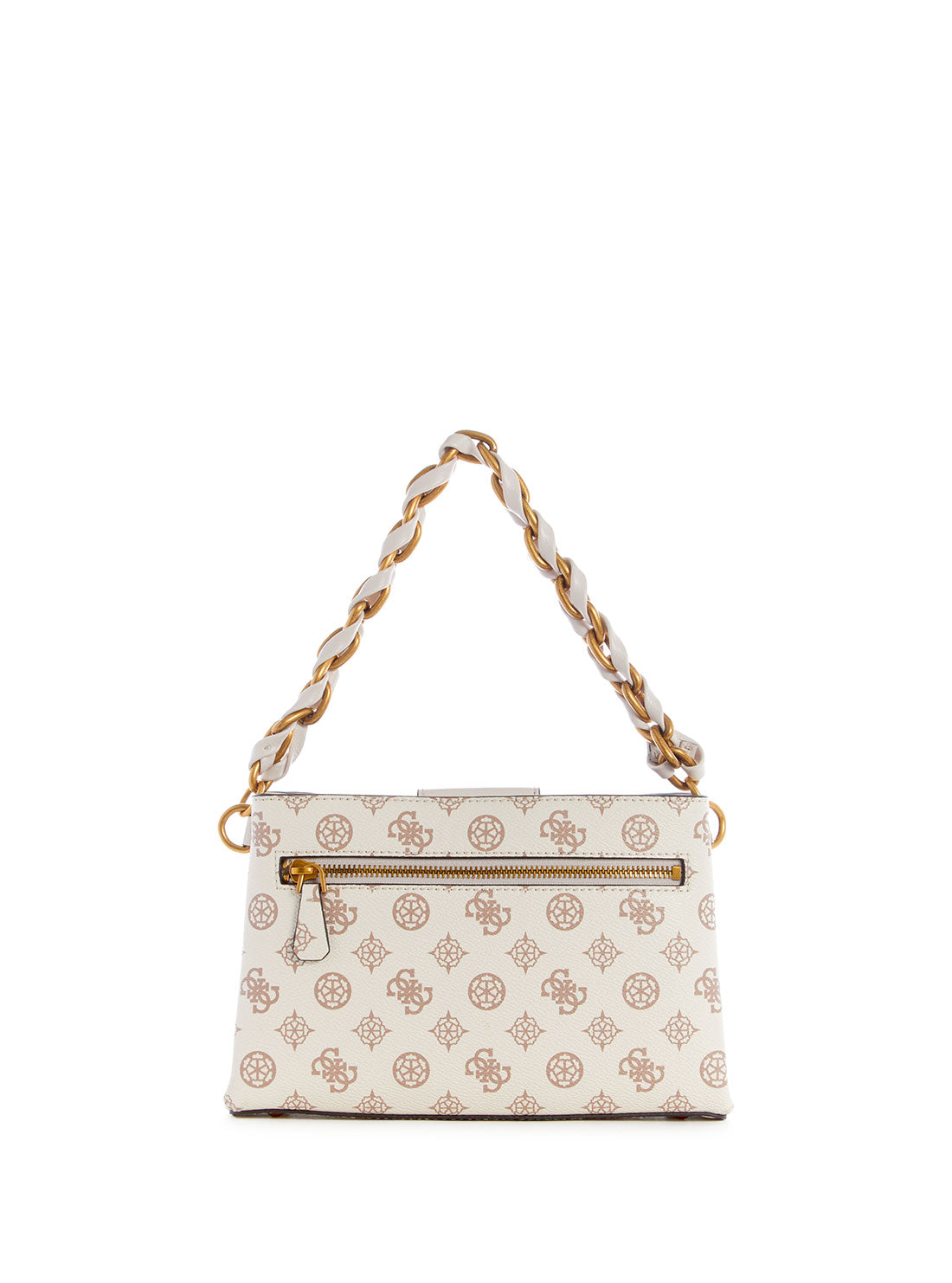 GUESS Women's Cream Logo Alva Crossbody Bag PB867672 Back View