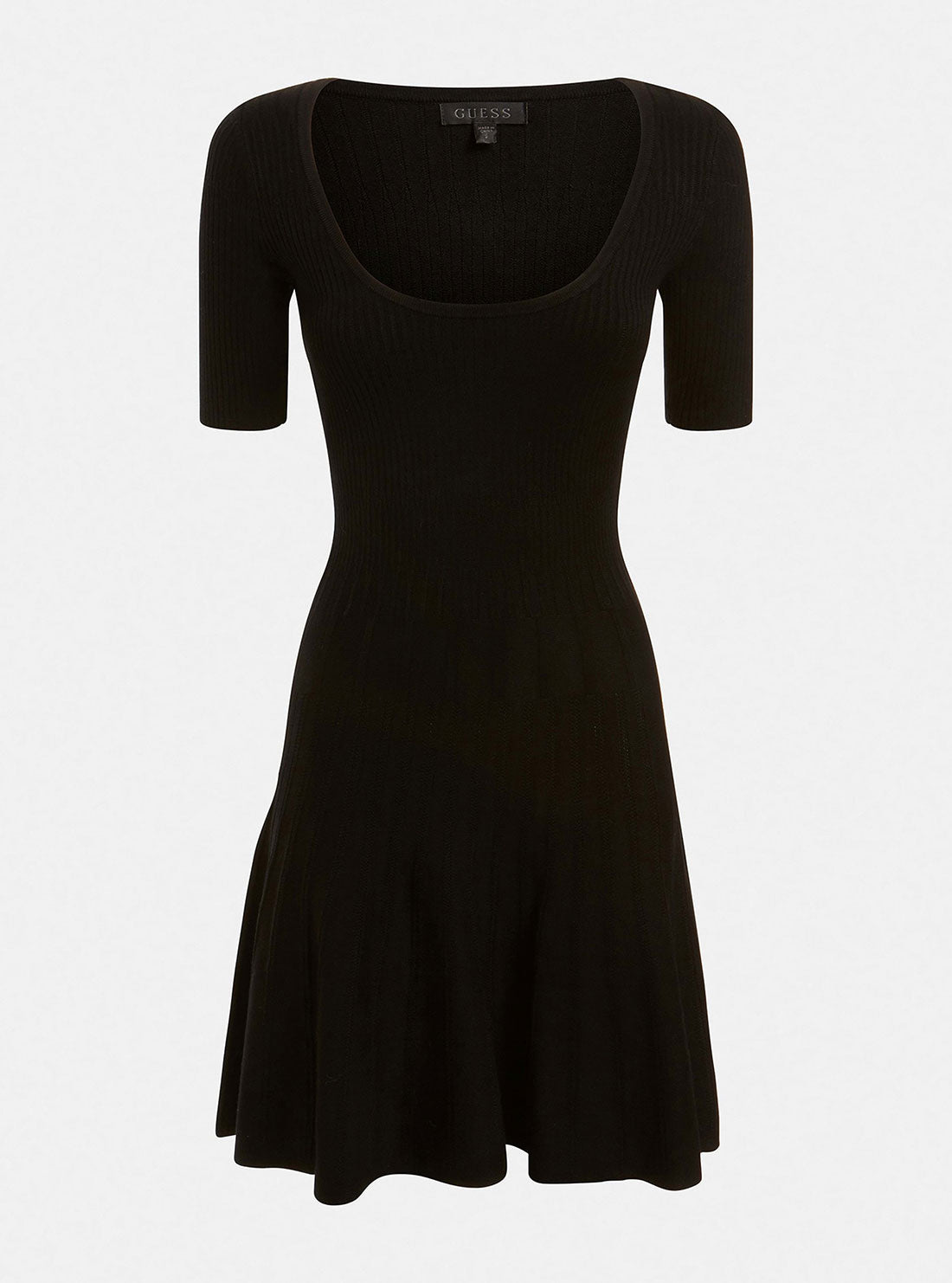 GUESS Women's Eco Black Amelia Mini Dress W2GK78Z2YJ2 Ghost View