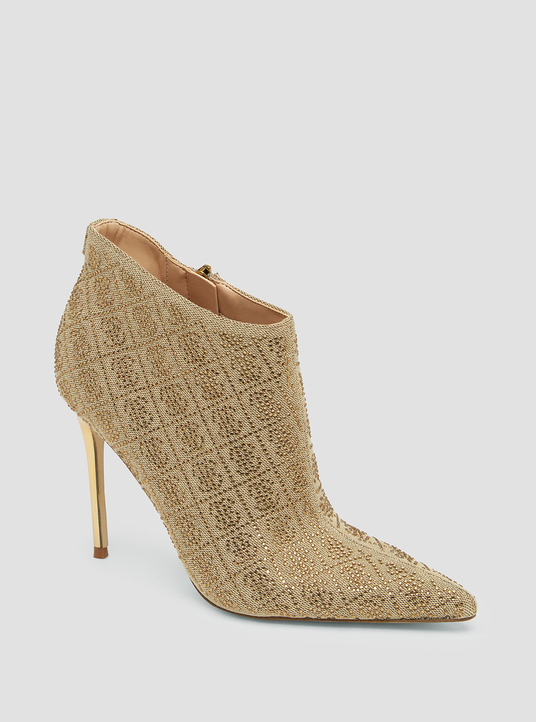 GUESS Women's Gold Fazzie Ankle Boots FAZZIE Front View