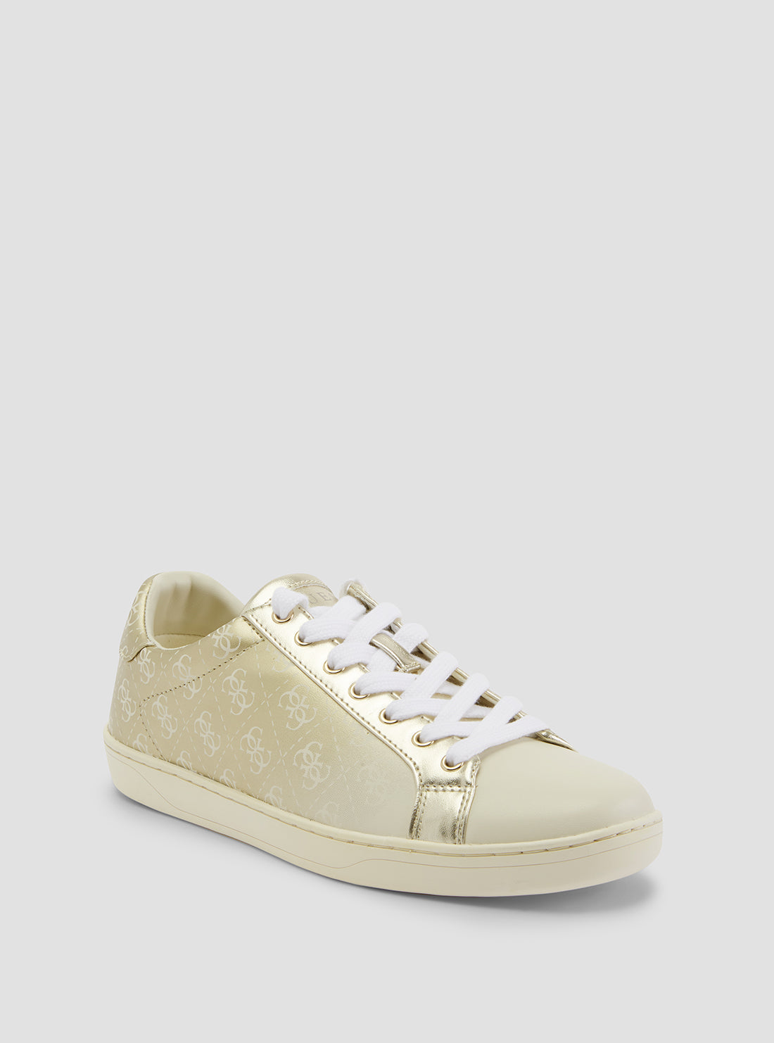 Gold Rosalia Ombre Logo Low Top Sneakers