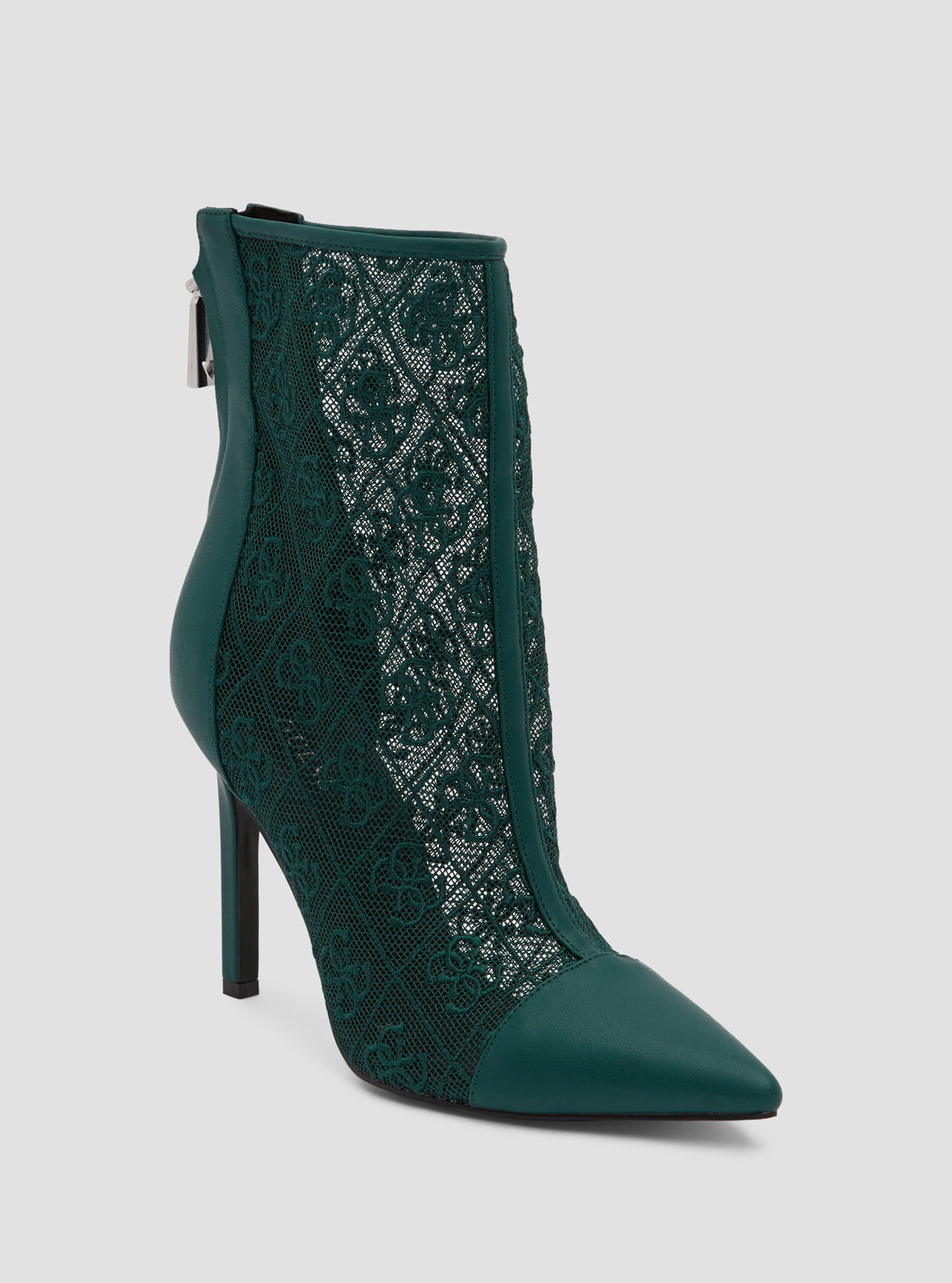 GUESS Women's Green Sinthy Logo Boots SINTHY Front View