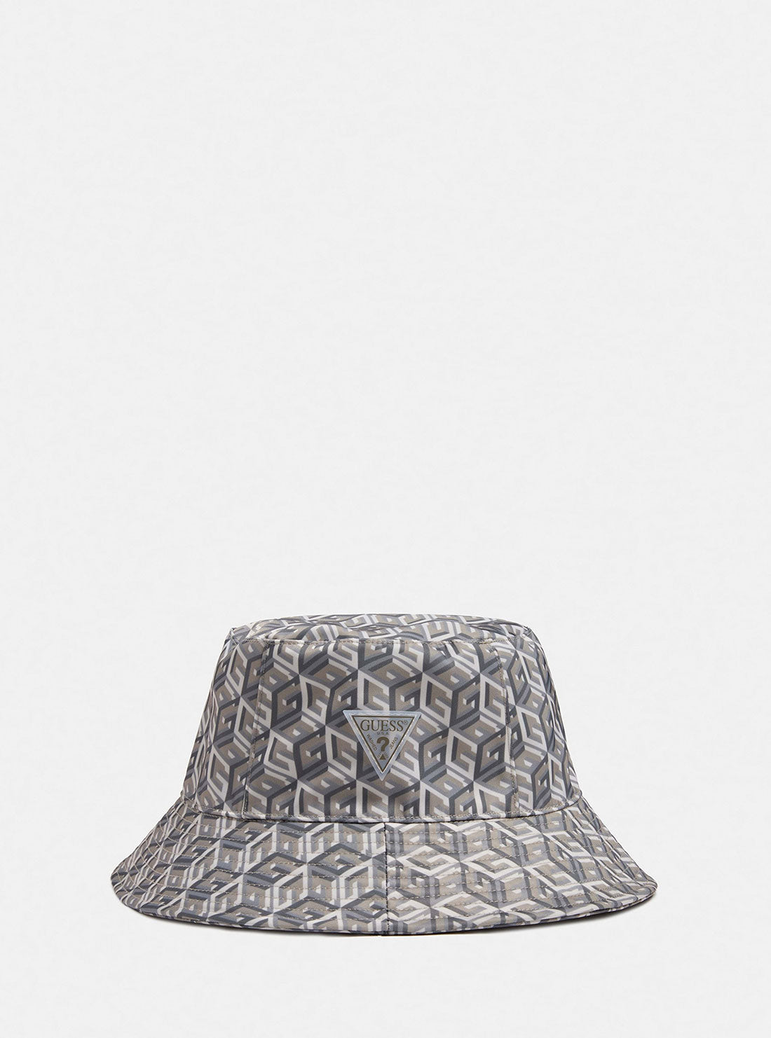 GUESS Women's Grey G Cube Daria Bucket Hat V2BZ03WF1F0 Front View