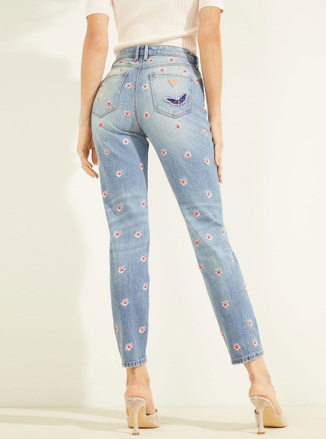 High-Rise 1981 Skinny Denim Jeans In Butterfly Wash
