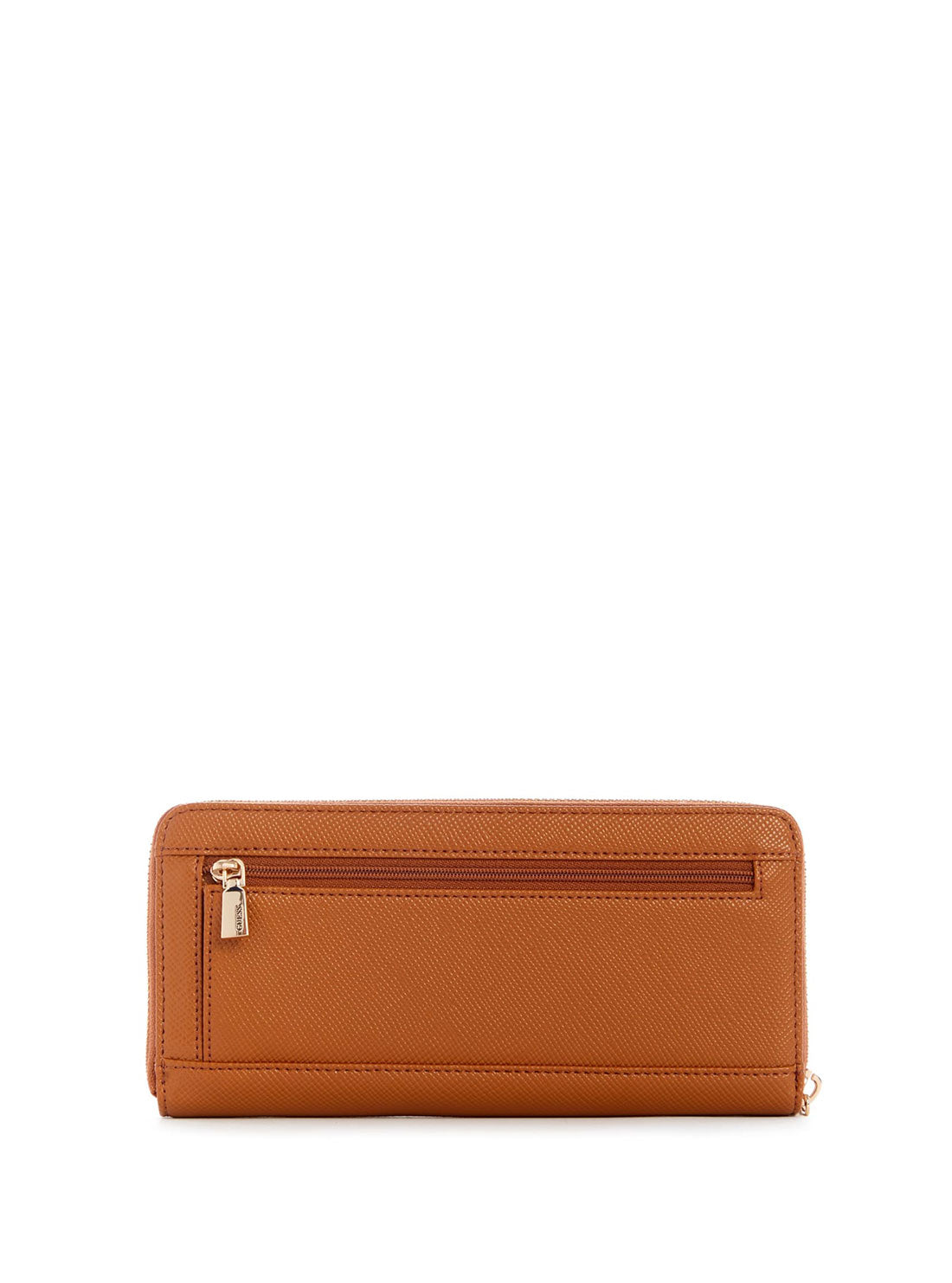 GUESS Women's Light Cognac Laurel Large Wallet ZG850046 Back View