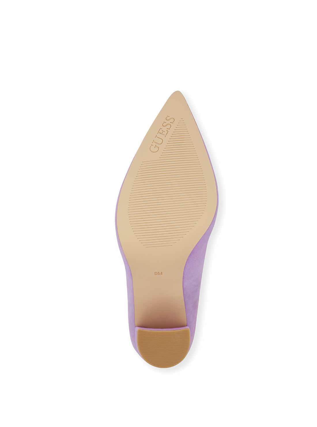 GUESS Women's Purple Abagail Suede Pumps ABAGAIL Bottom View