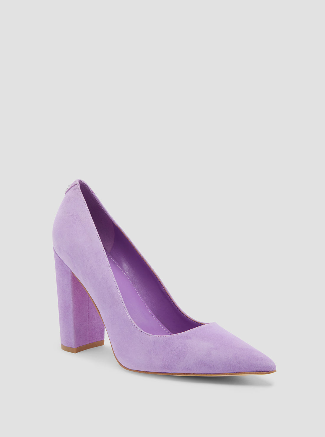 GUESS Women's Purple Abagail Suede Pumps ABAGAIL Front View