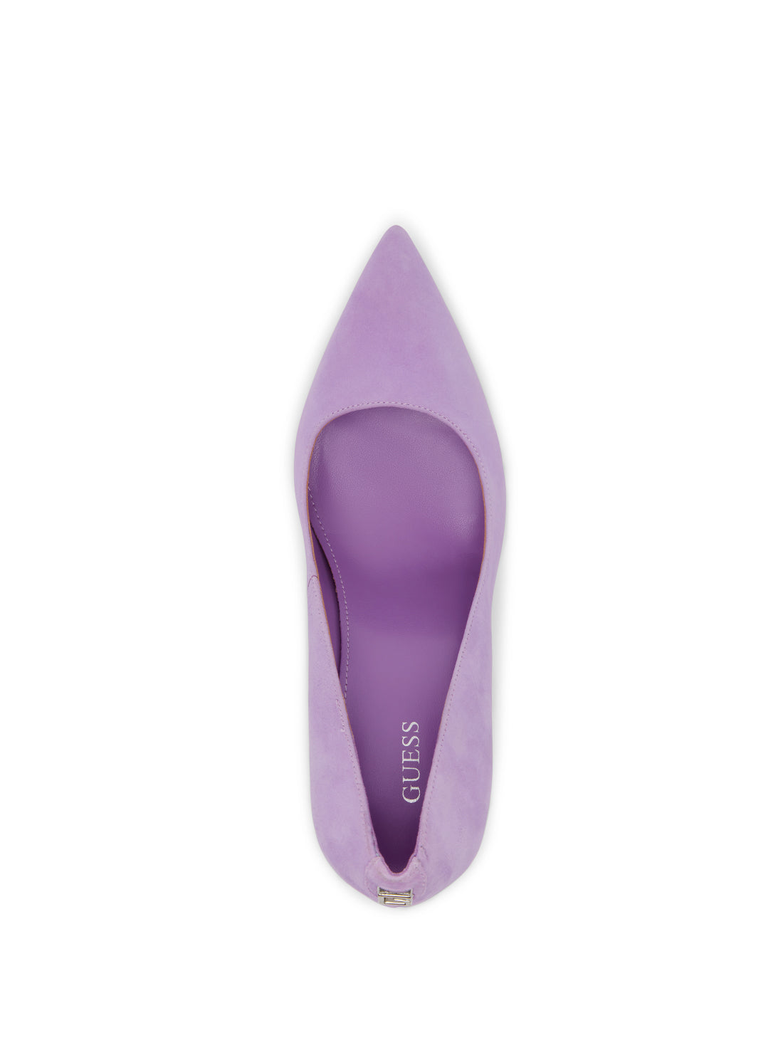 GUESS Women's Purple Abagail Suede Pumps ABAGAIL Top View