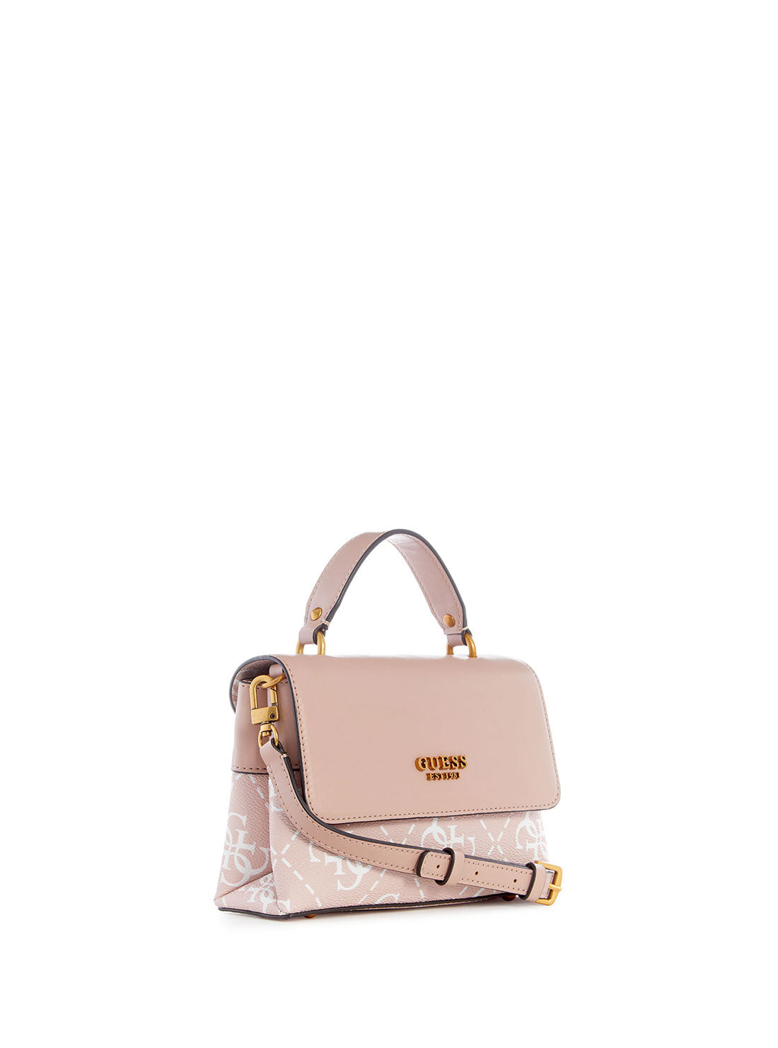 GUESS Women's Rose Logo Berta Mini Crossbody Bag SB868878 Front Side View