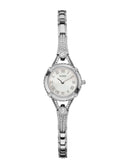 GUESS Women's Silver Angelic Glitz Watch W0135L1 Front View