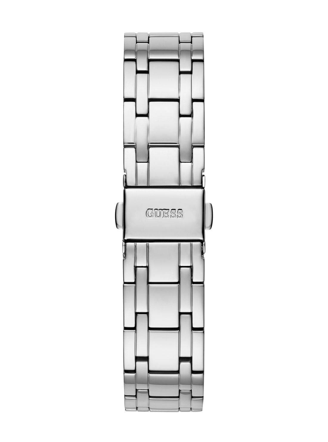 GUESS Women's Silver Cosmo Aqua Crystal Watch GW0033L7 Back View