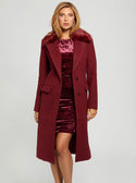 GUESS Women's Vino Multi Laurence Coat W2BL53WEWY0 Front View