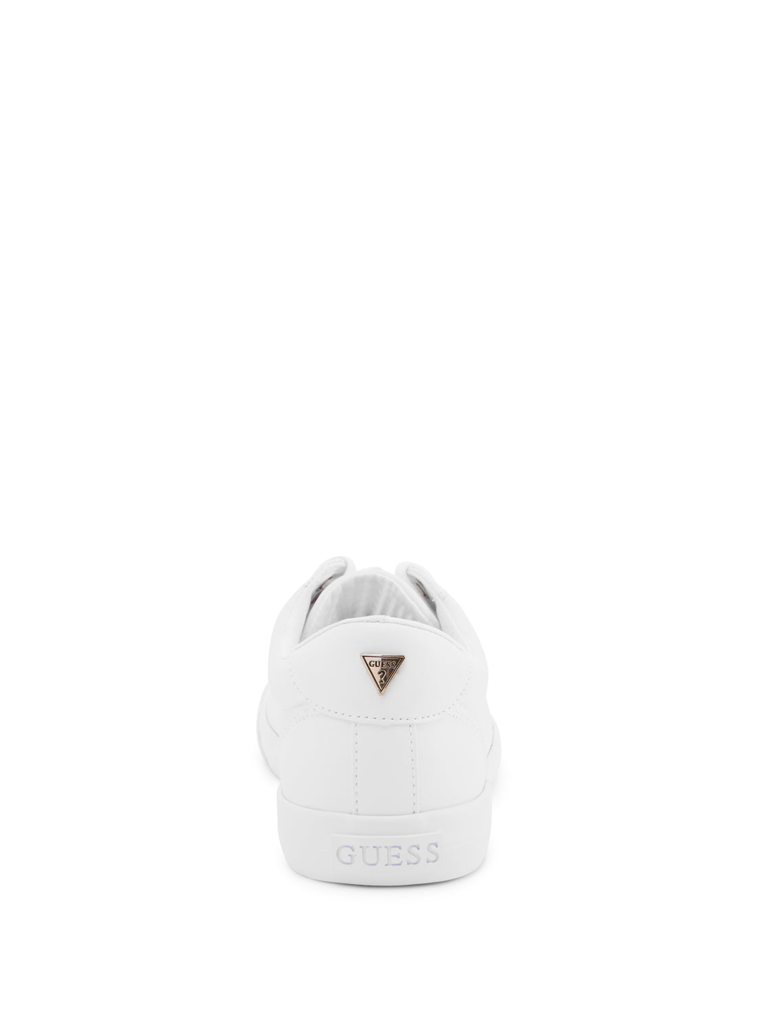 White Cast Low Top Logo Sneakers