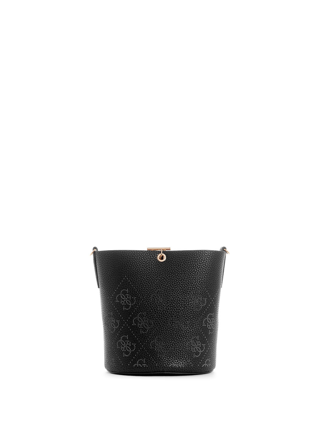 Black Amara Crossbody Bucket Bag