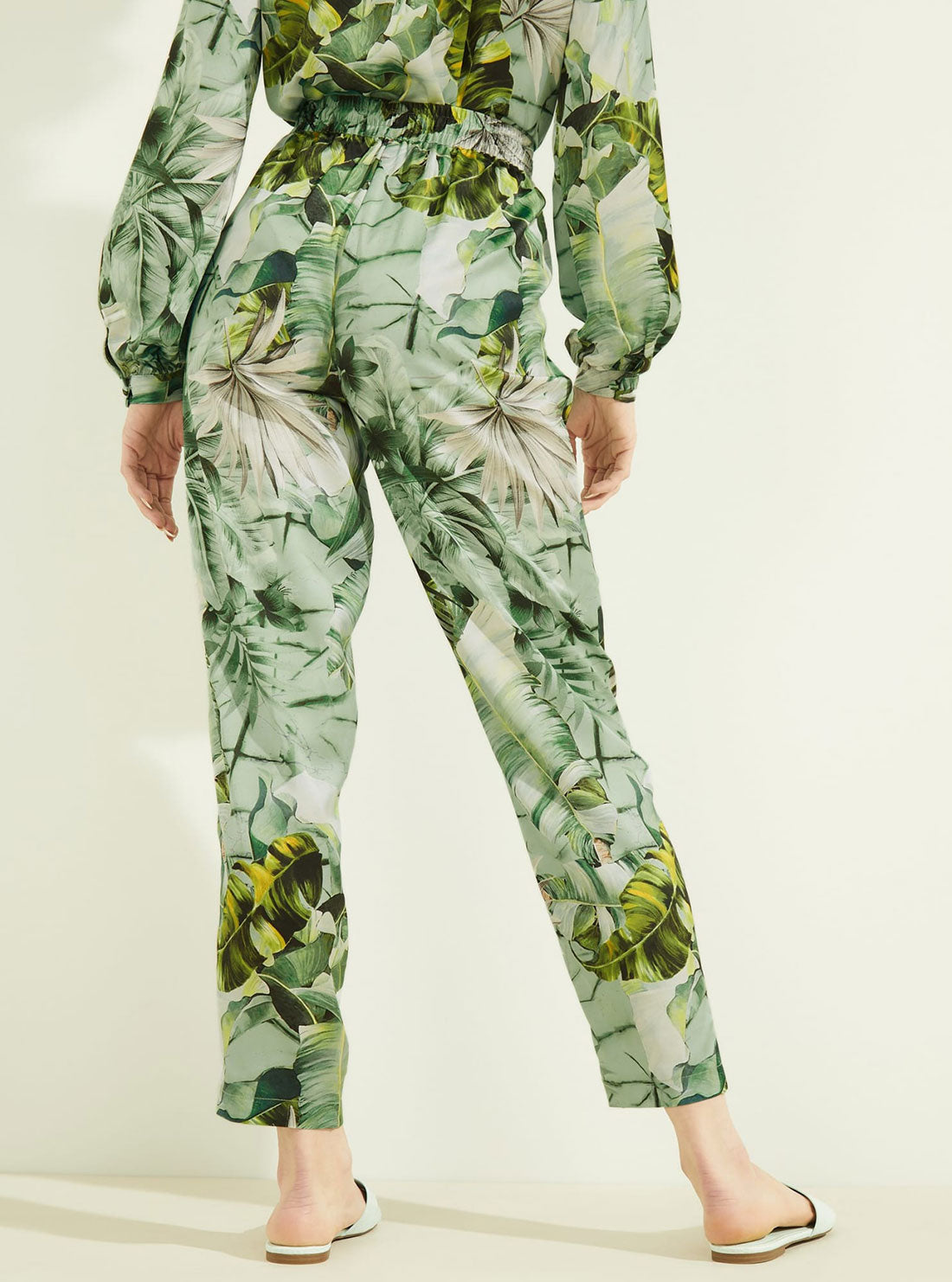 Eco Banana Leaf Print Viola Pants