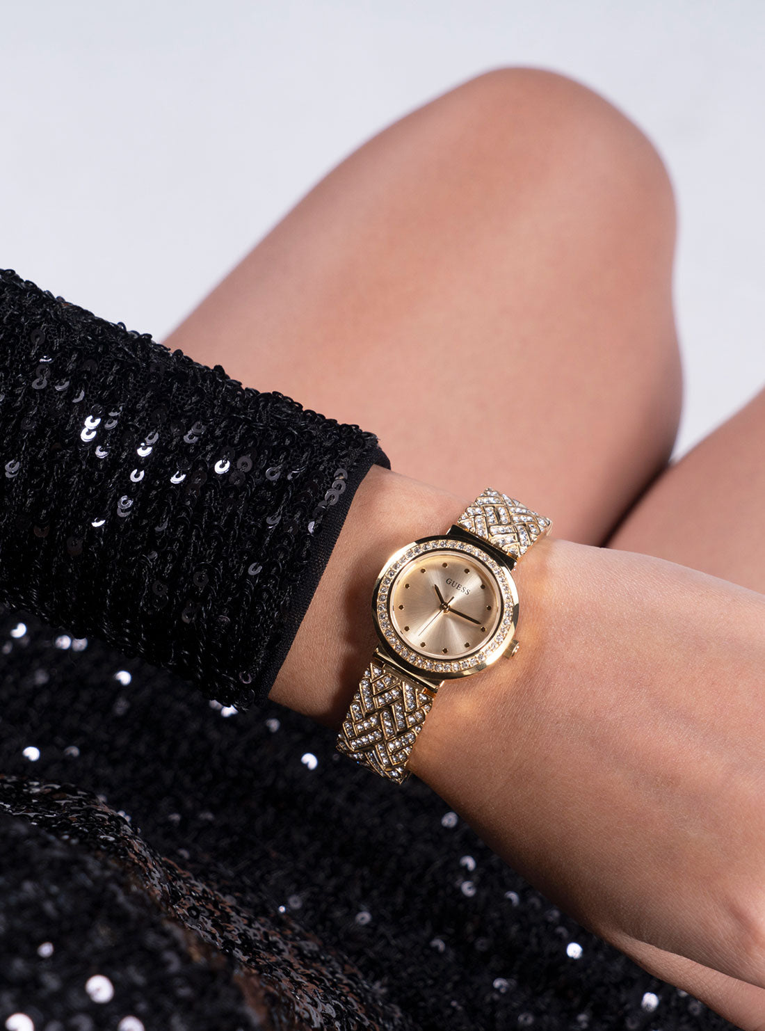 Gold Treasure Crystal Watch