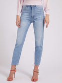 High-Rise Relaxed Fit Mom Denim Jeans In Bora Sky Wash