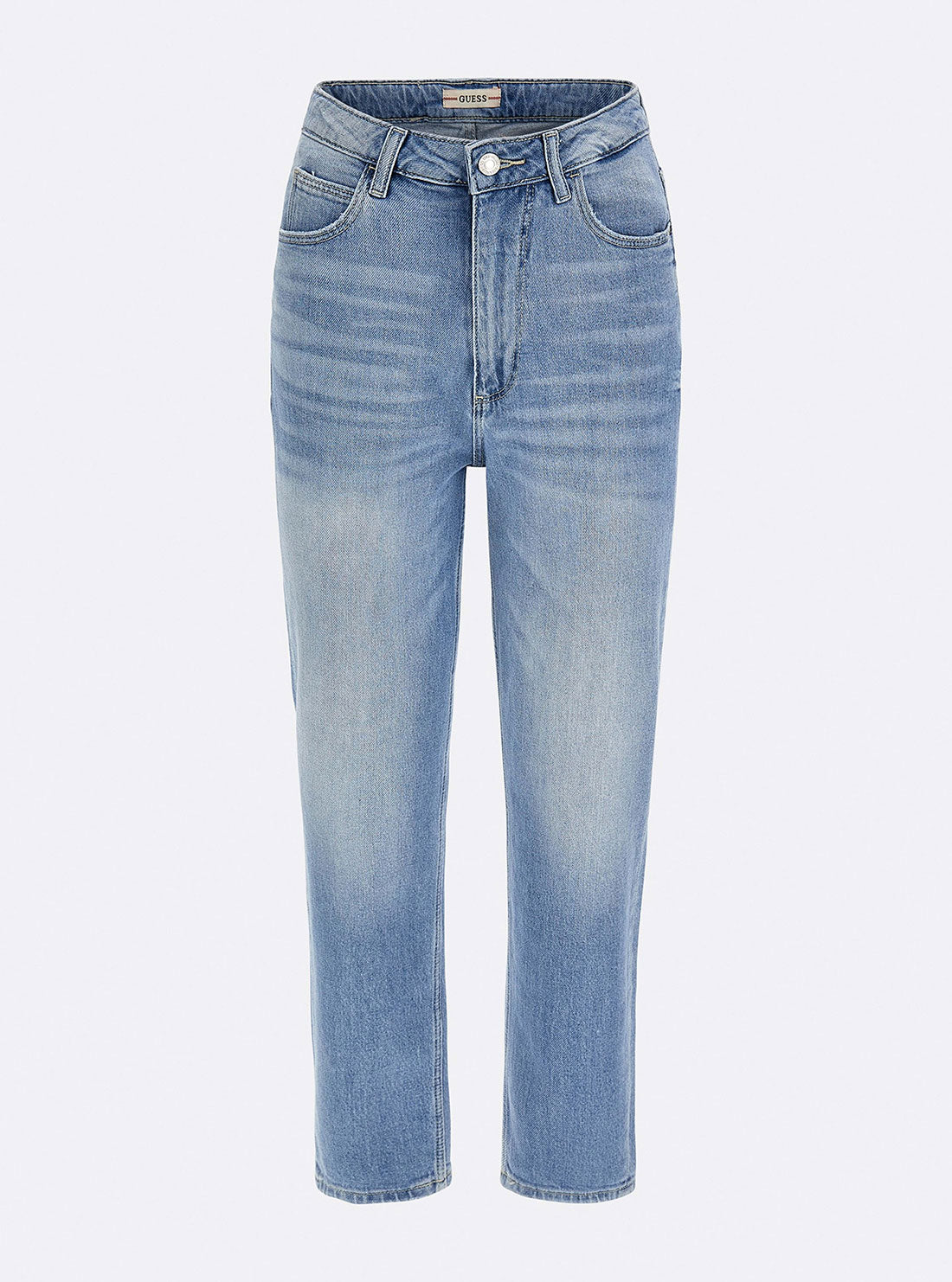 High-Rise Relaxed Fit Mom Denim Jeans In Bora Sky Wash