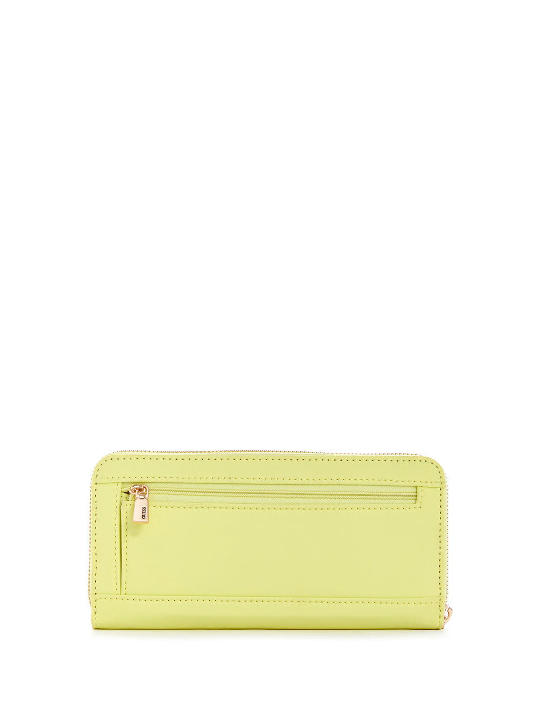GUESS Women's Eco Lime Green Gemma Large Wallet EYG839546 Back View