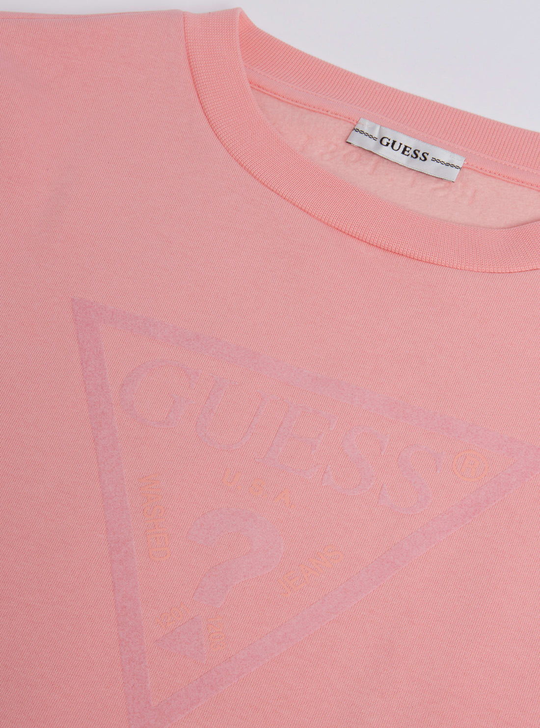 GUESS Eco Pink Juliane Logo Jumper W2RQ00K9Z21 Detail View