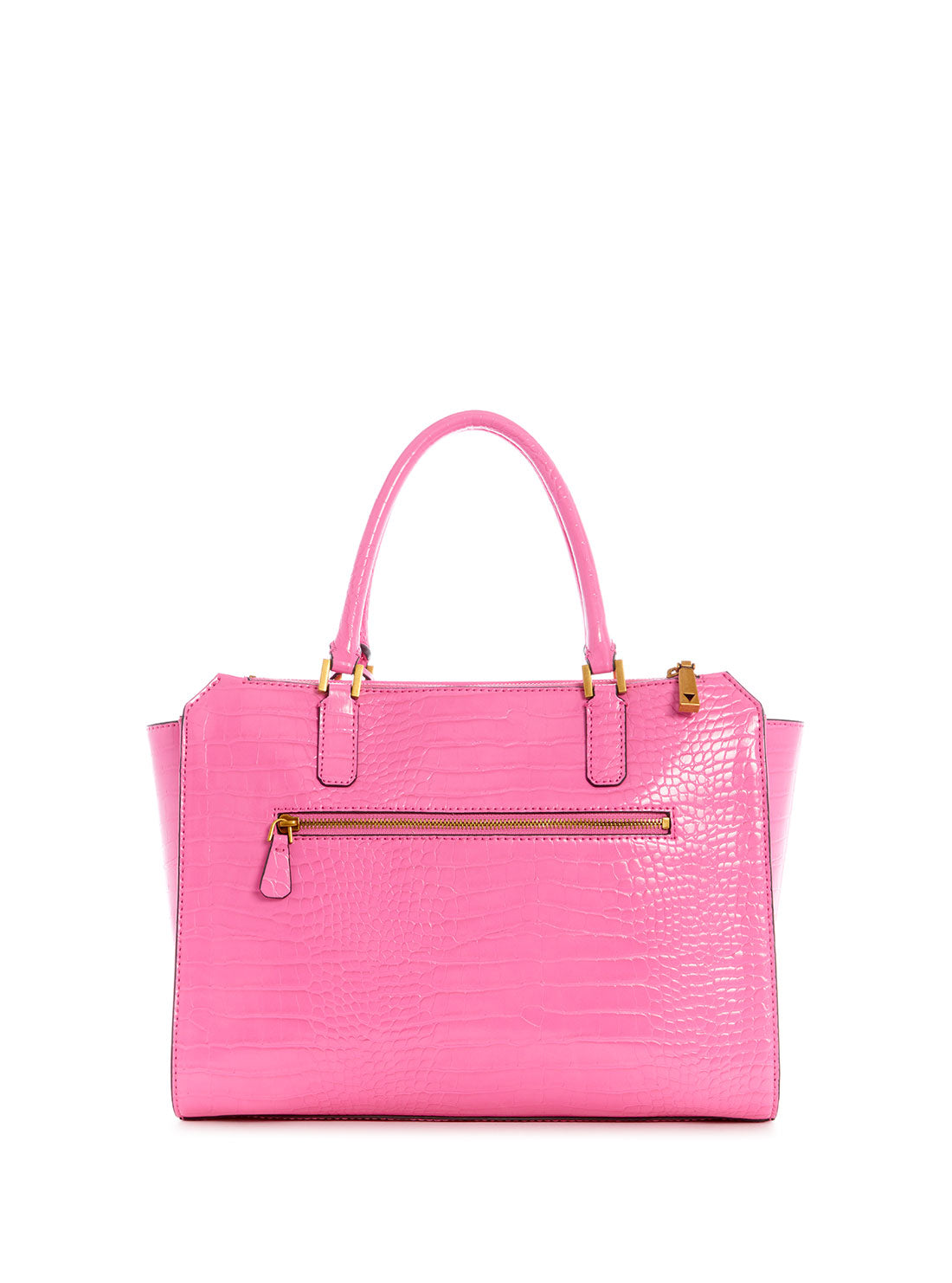 Pink Raffie Satchel Bag