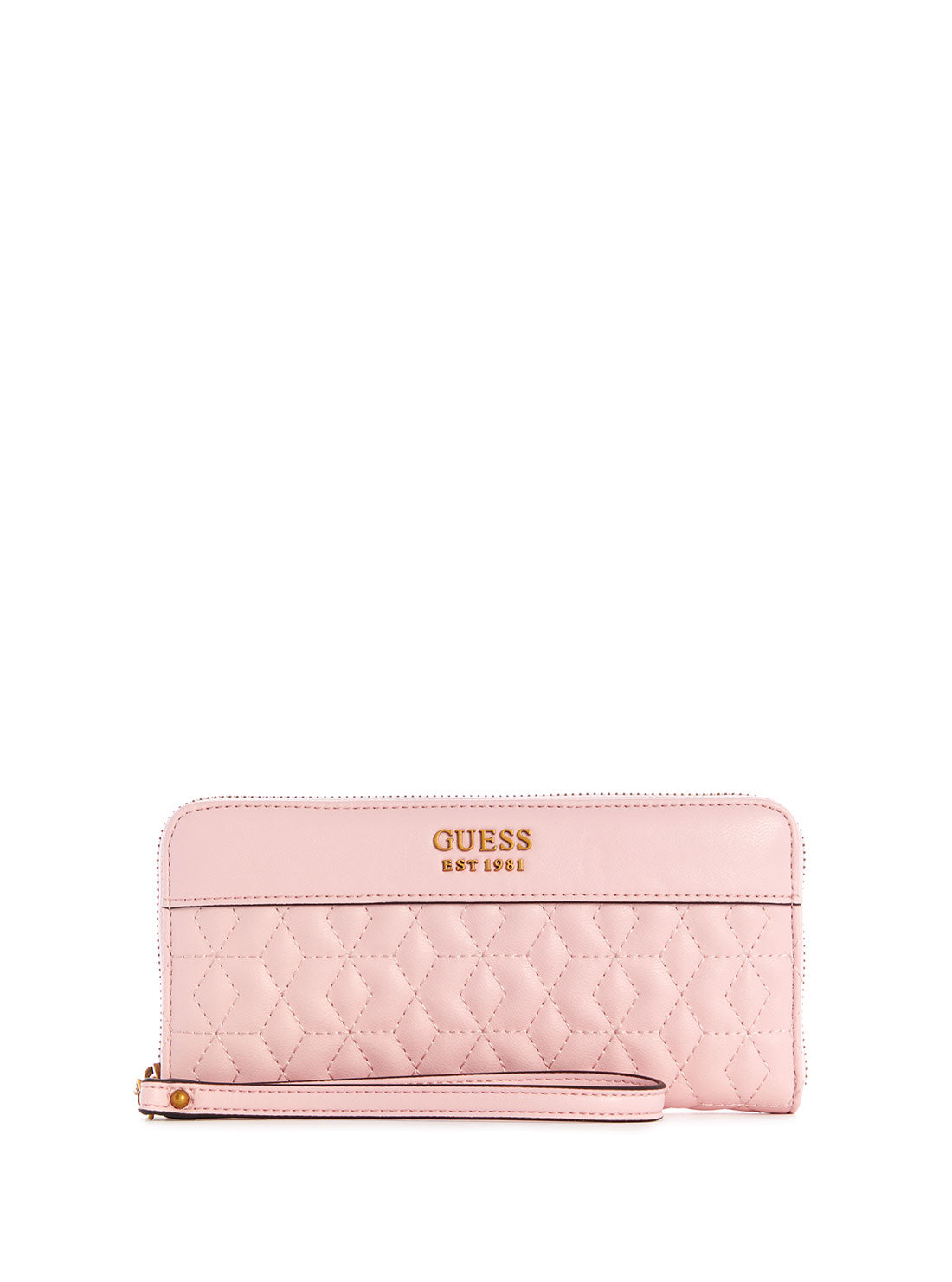 GUESS Women's Pink Katey Large Wallet DB787046 Front View