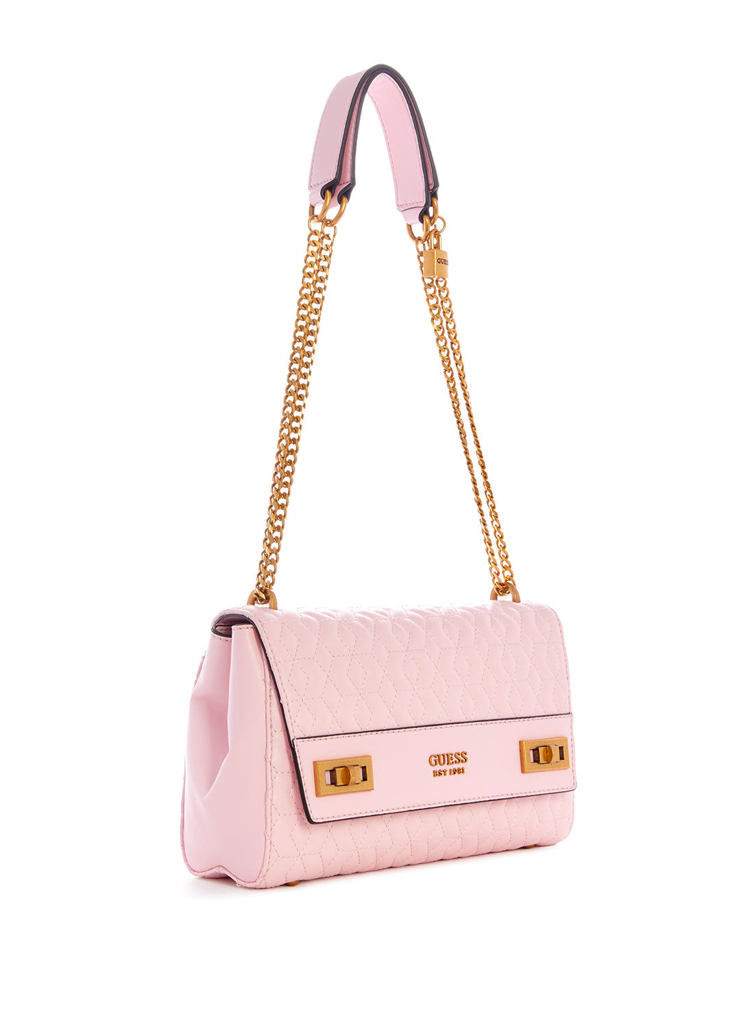 GUESS Women's Pink Katey Shoulder Bag DB787019 Front Side View