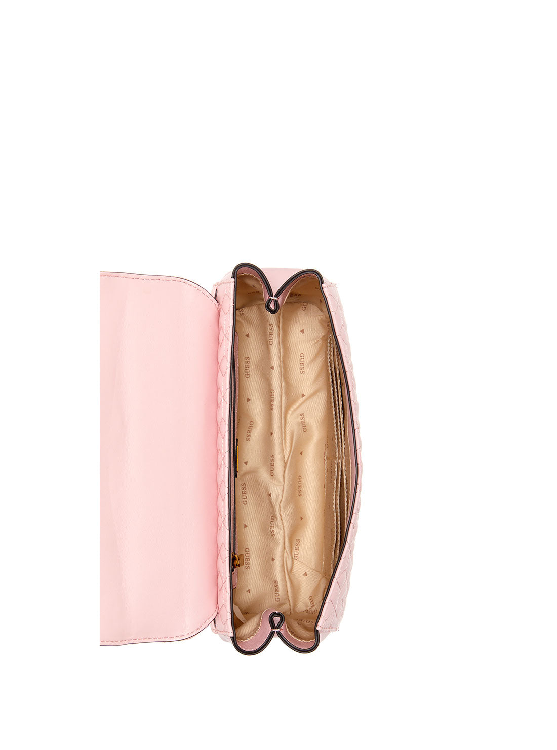 GUESS Women's Pink Katey Shoulder Bag DB787019 Inside View