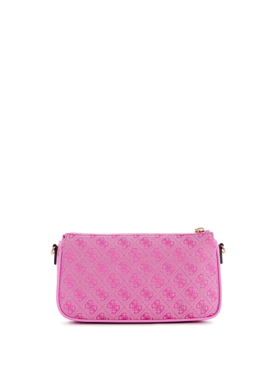 GUESS Womens  Hot Pink Kasinta Pouch Crossbody Bag JG840570 Back View