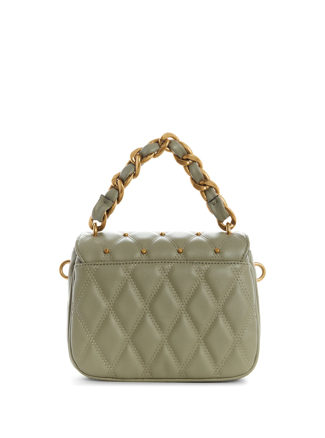 GUESS Womens Sage Triana Studded Shoulder Bag QS855319 Back View