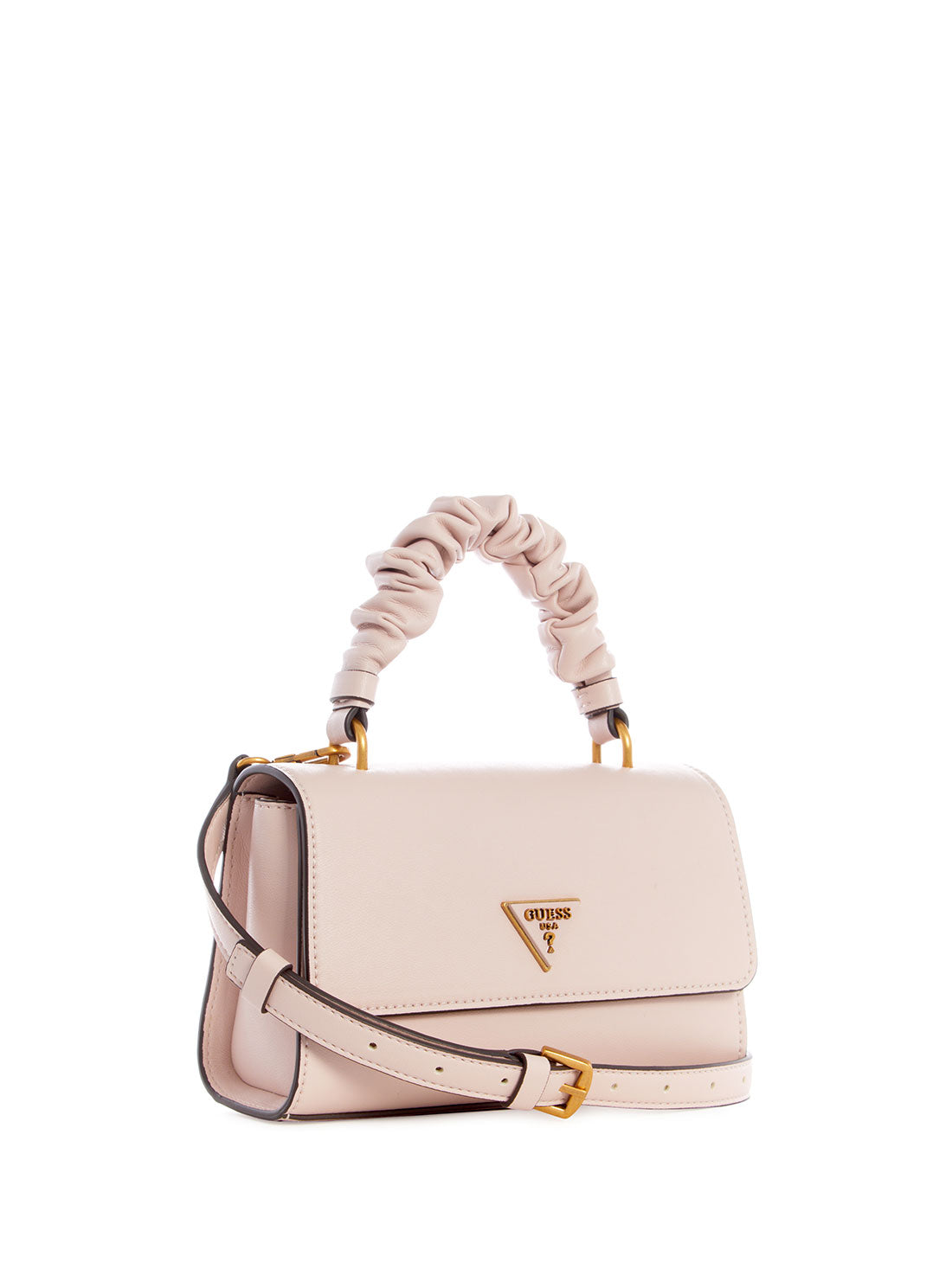 Shell Mariana Ruched Crossbody Bag