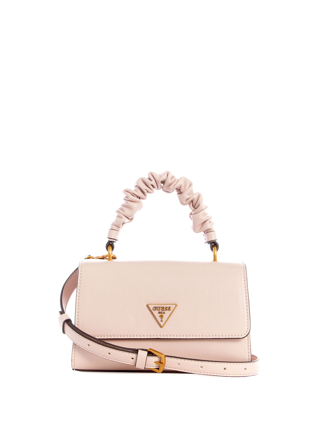 Shell Mariana Ruched Crossbody Bag