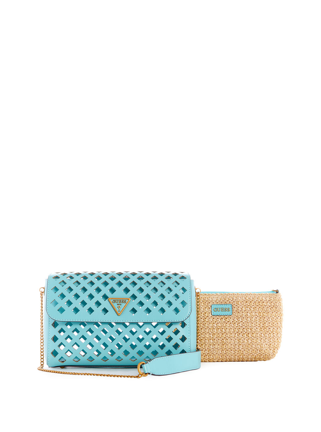 Turquoise Aqua Crossbody Bag