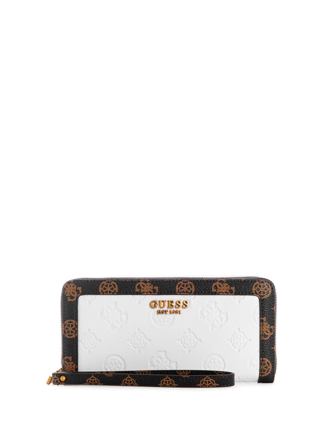 White Logo Multi Abey Large Wallet