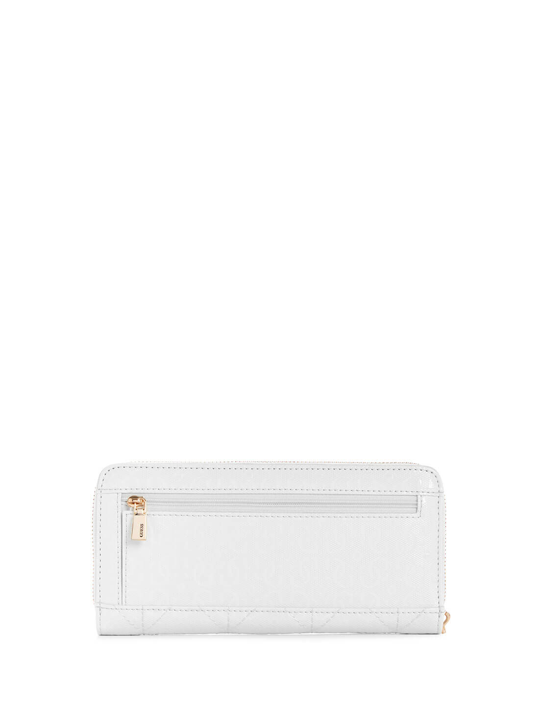 GUESS Womens White Malia Large Wallet GG848846 Back View