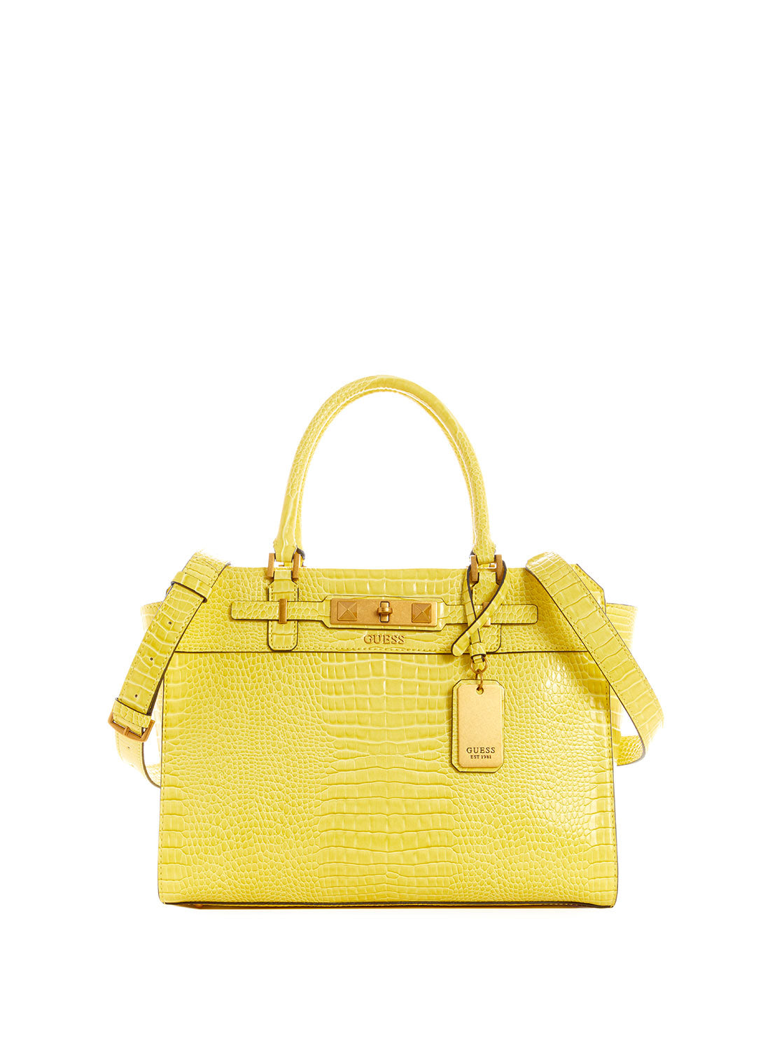 Yellow Raffie Carryall Satchel