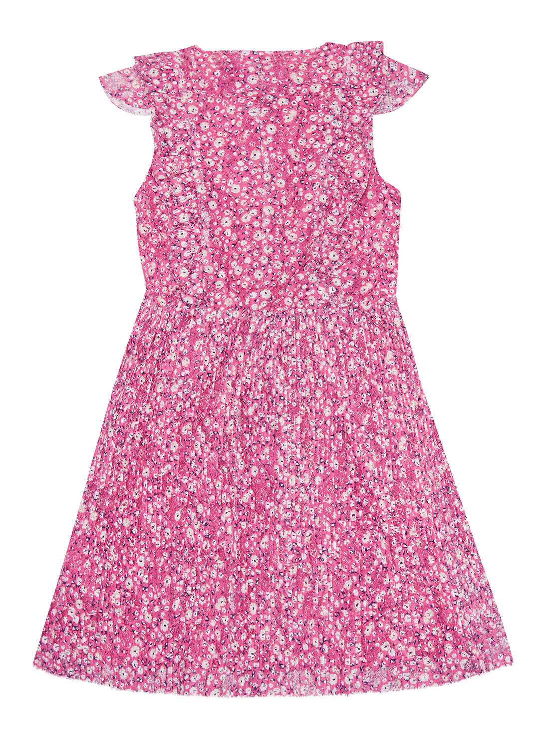Pink Floral Lace Dress (6-14)