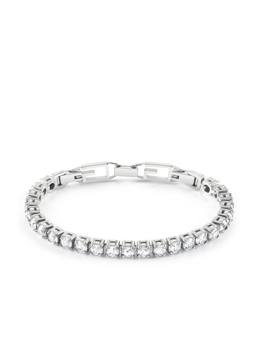 guess Silver Tennis Crystal womens Bracelet