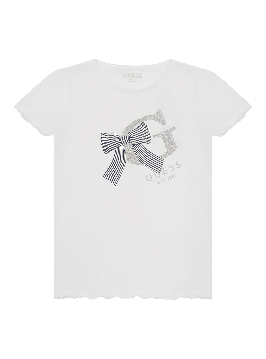 White Bow Logo T-Shirt (2-7)
