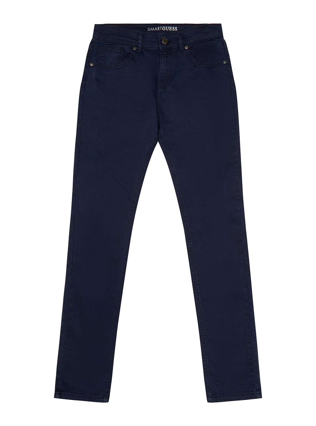GUESS Boys Blue St Bull Denim Jeans (7-16) Front View