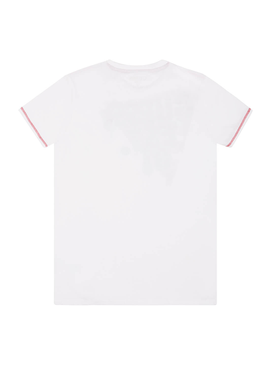 GUESS Big Boy White Graphic Short Sleeve Logo T-Shirt (7-16) 1YI15K8HM0 Back View