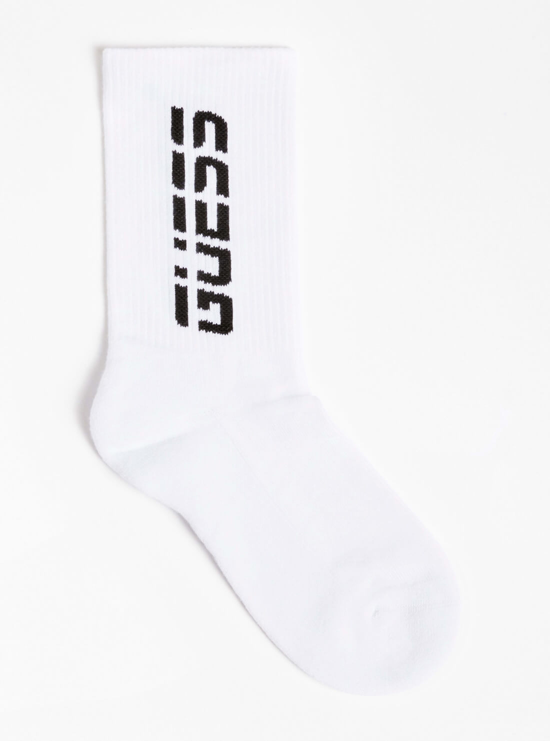 GUESS Womens  White Erin Regular Active Socks O1BY00ZZ00I Front View