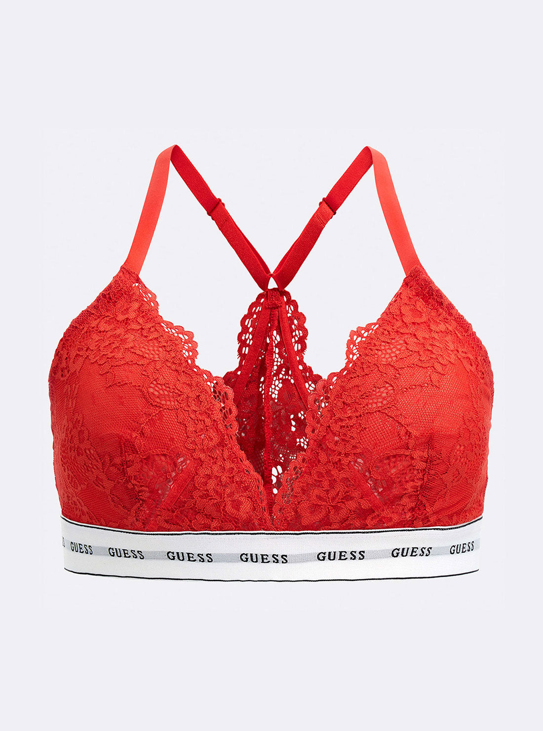 Red Belle Lace Triangle Bralette